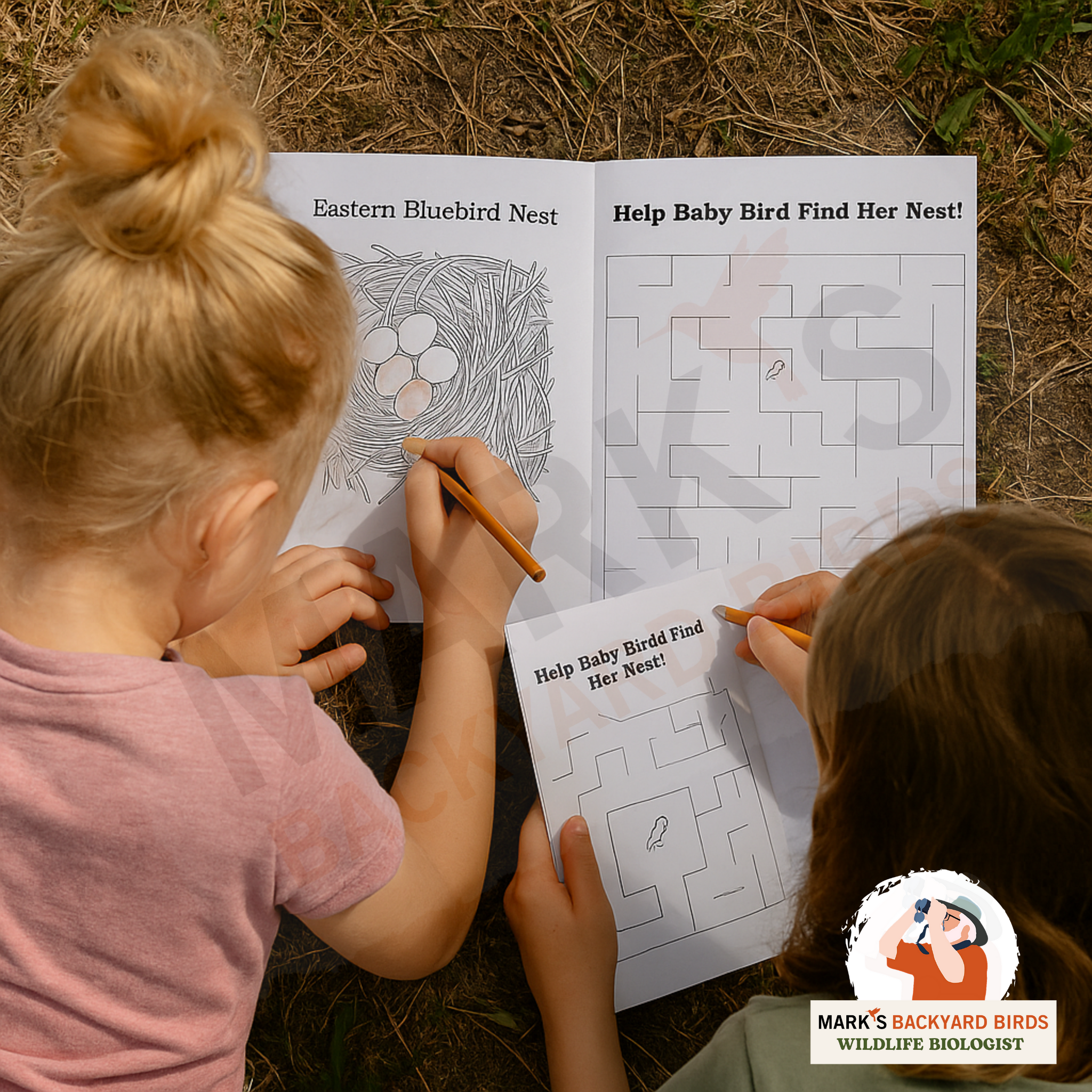 Kids Bird Activity Book (Ages 3–5) – 30-Page Printable Nature-Themed F ...