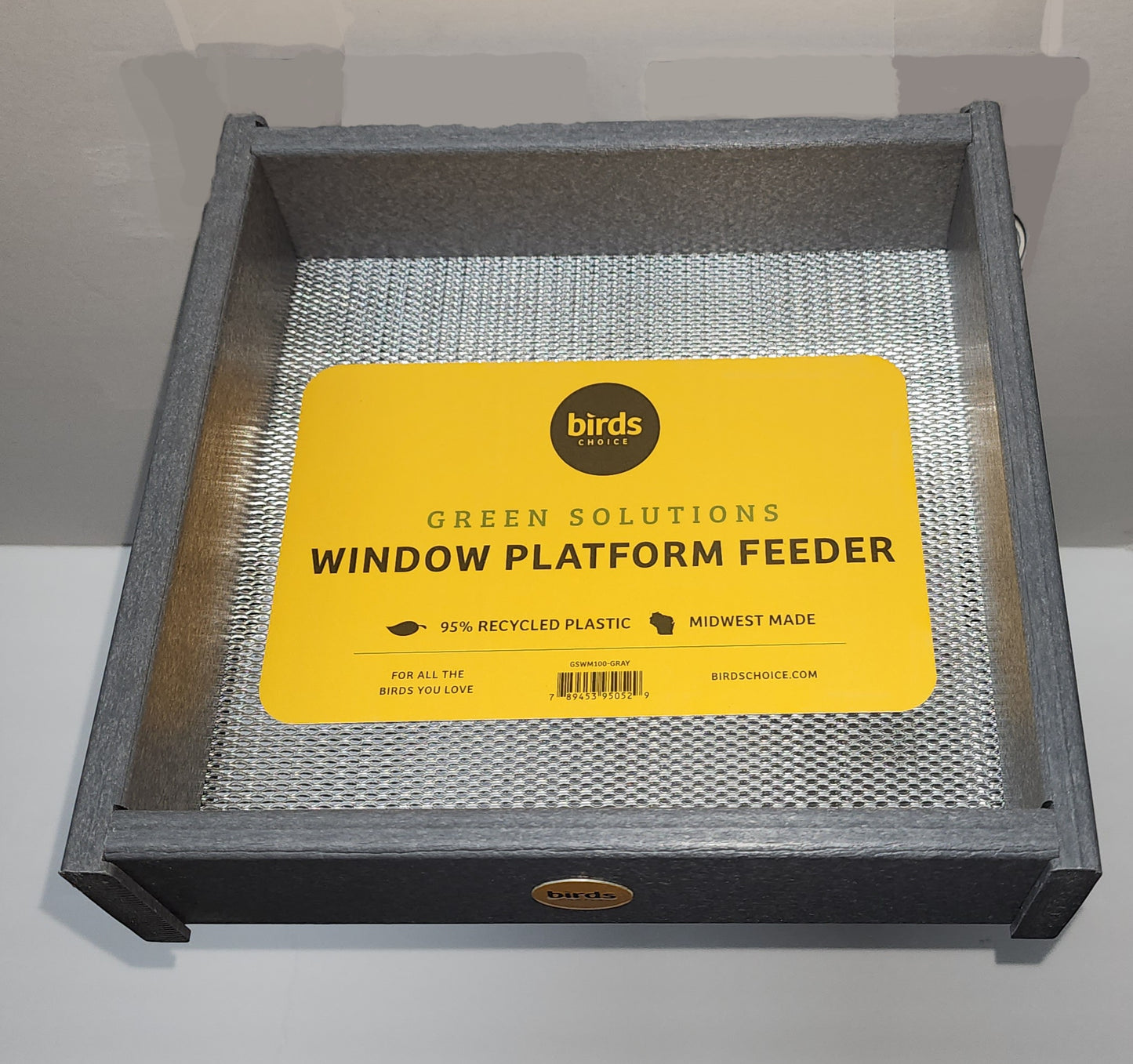 Window mount tray feeder