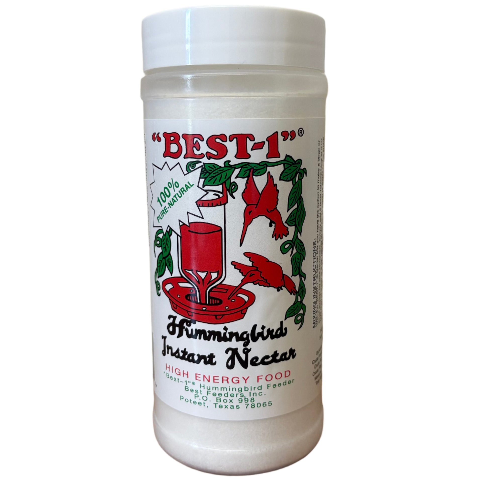 White jar with Best-1  on label