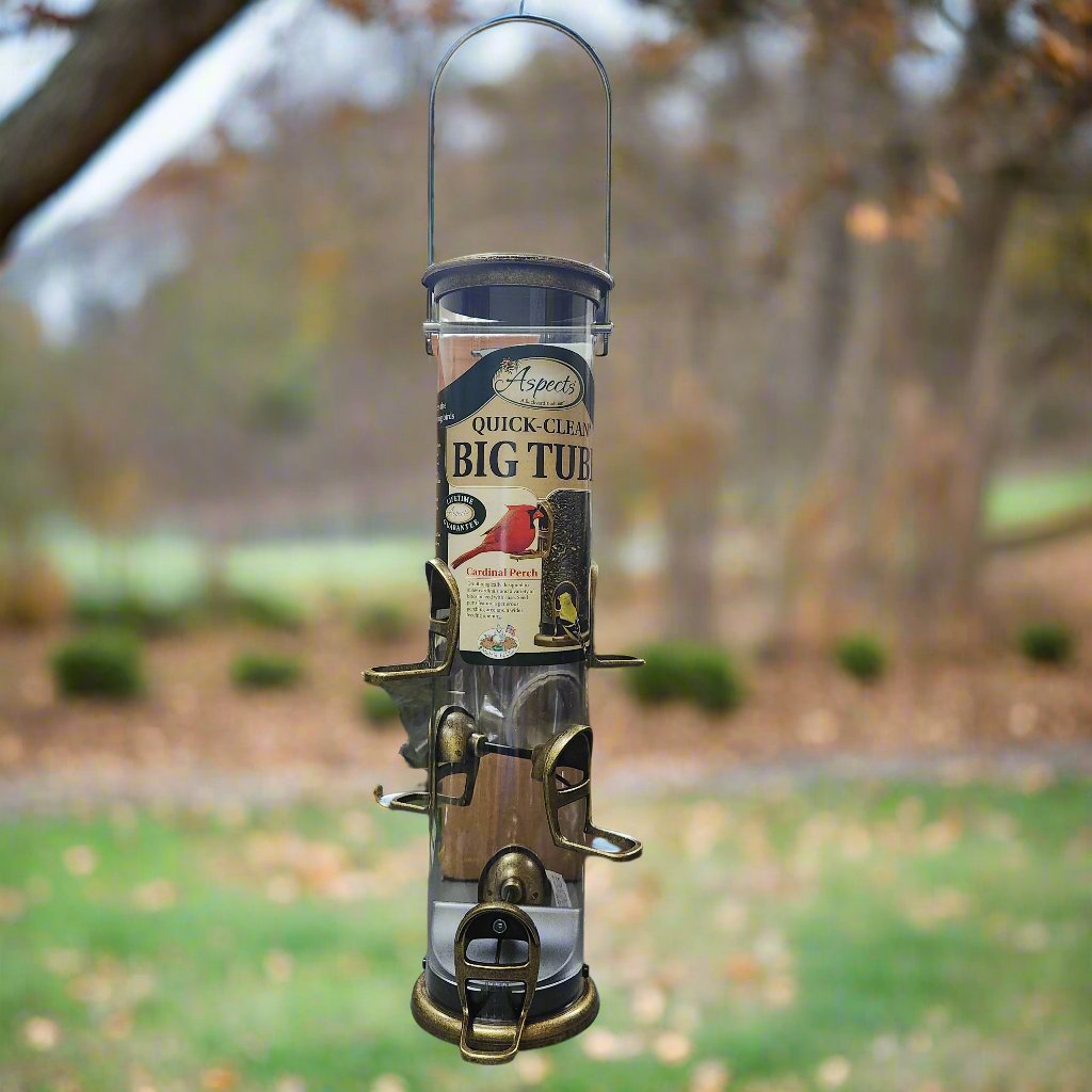 Multi-Seed Tube Feeders w/Quick-Clean® Bases