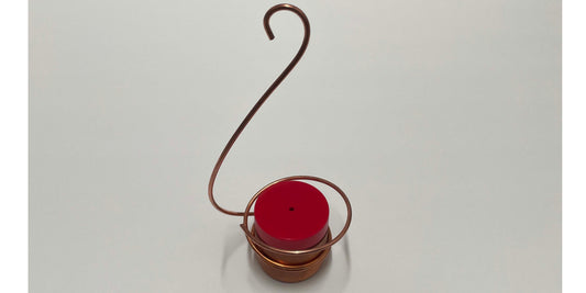 copper wire twisted with red cap pot