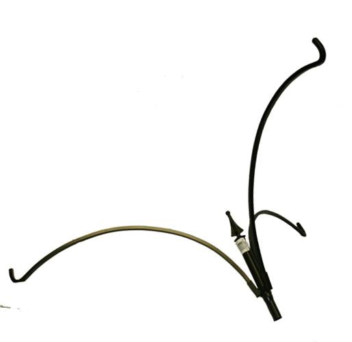 black 3 arm pole topper