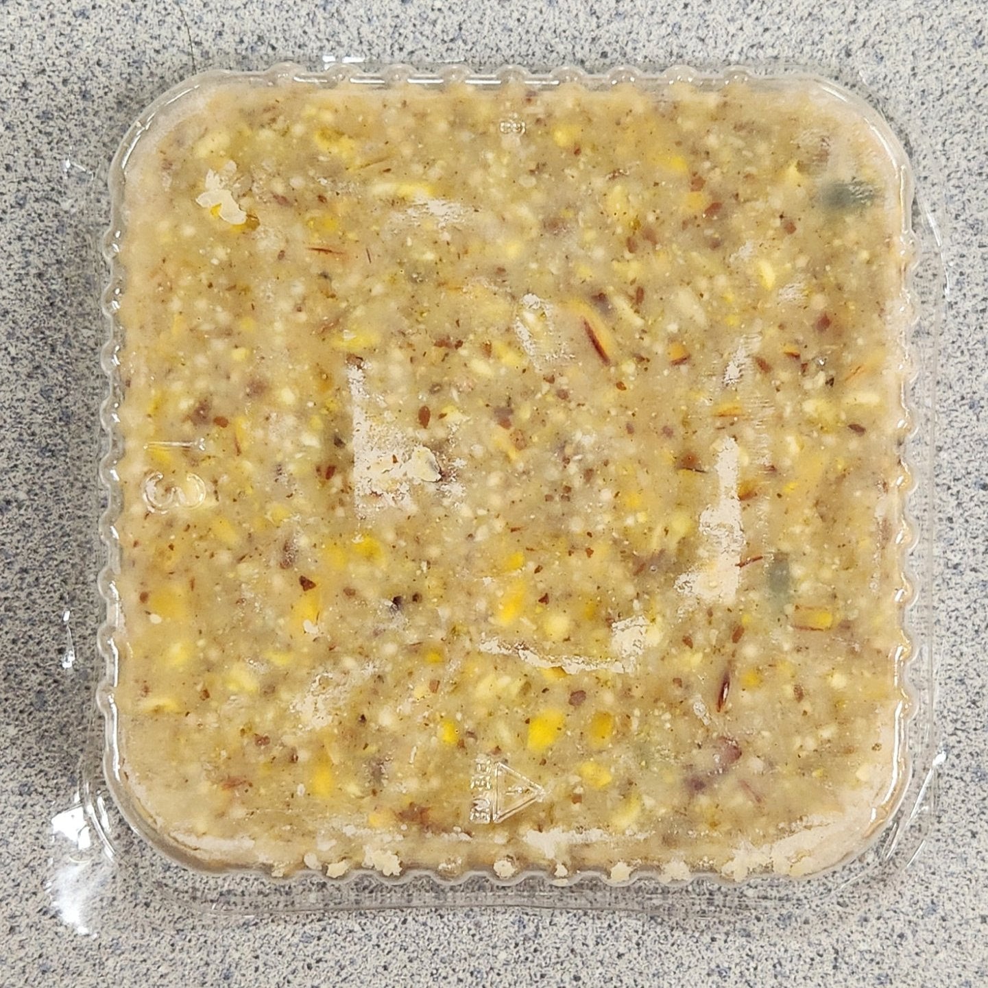 Square block of suet