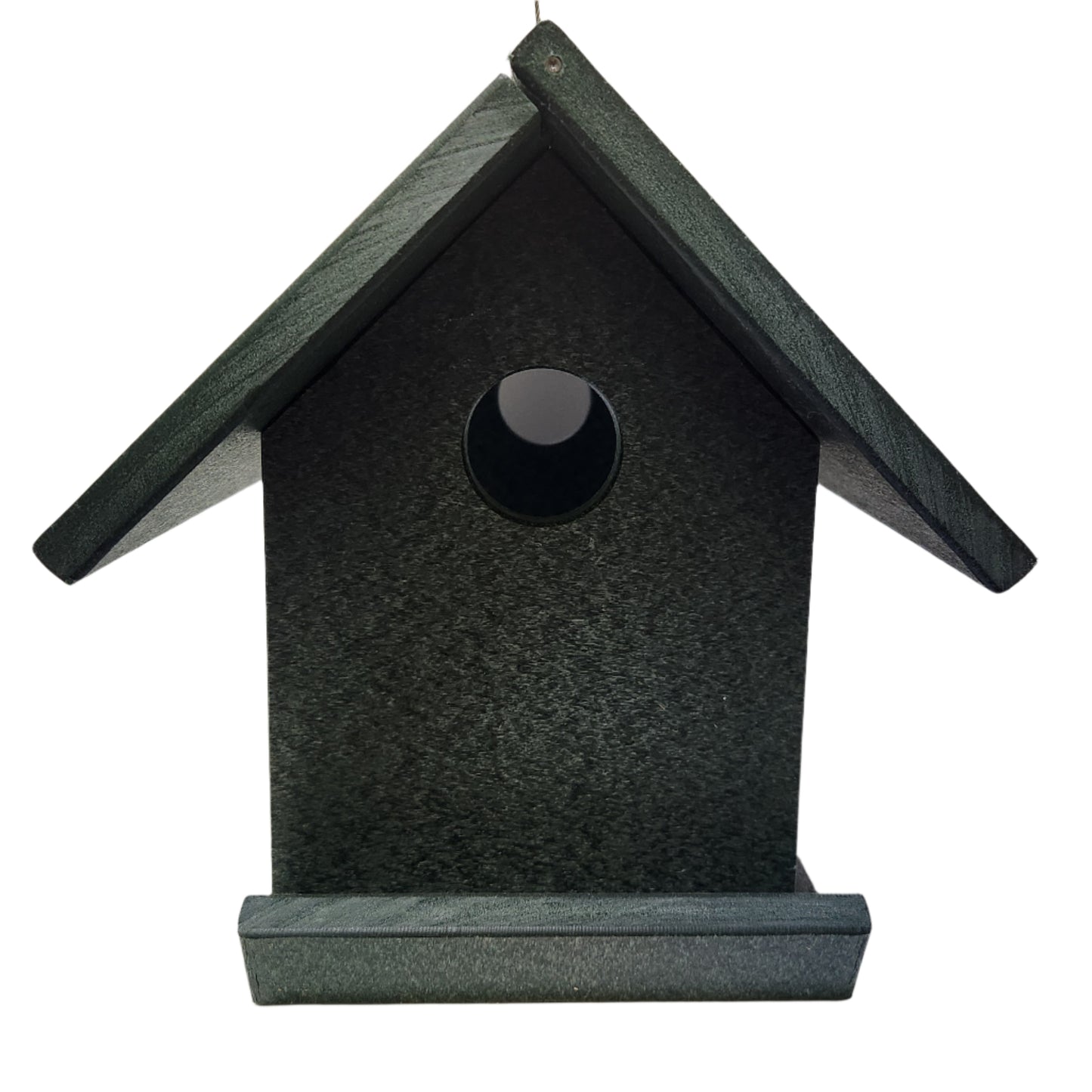 Green feeder with an entrance hole
