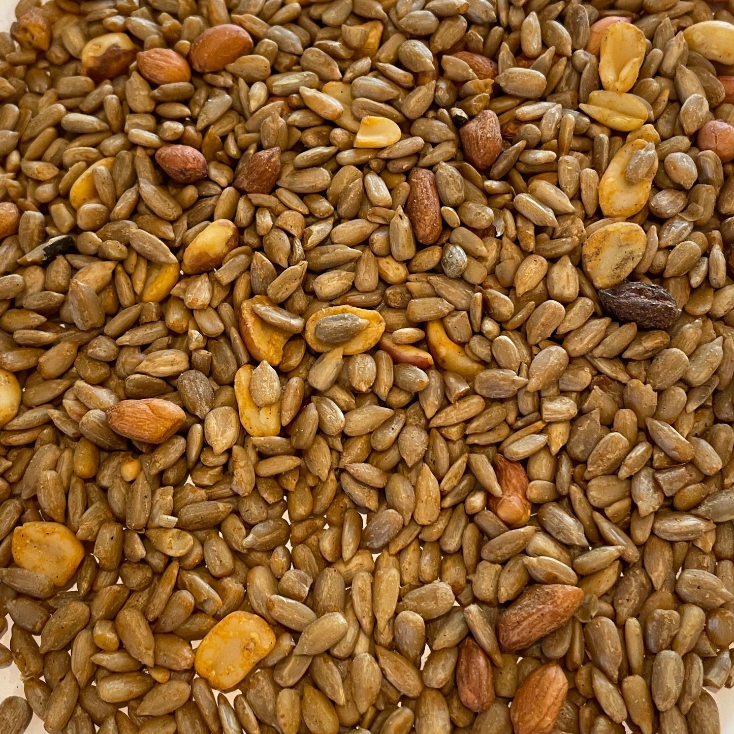 sunflower kernels and peanut pieces