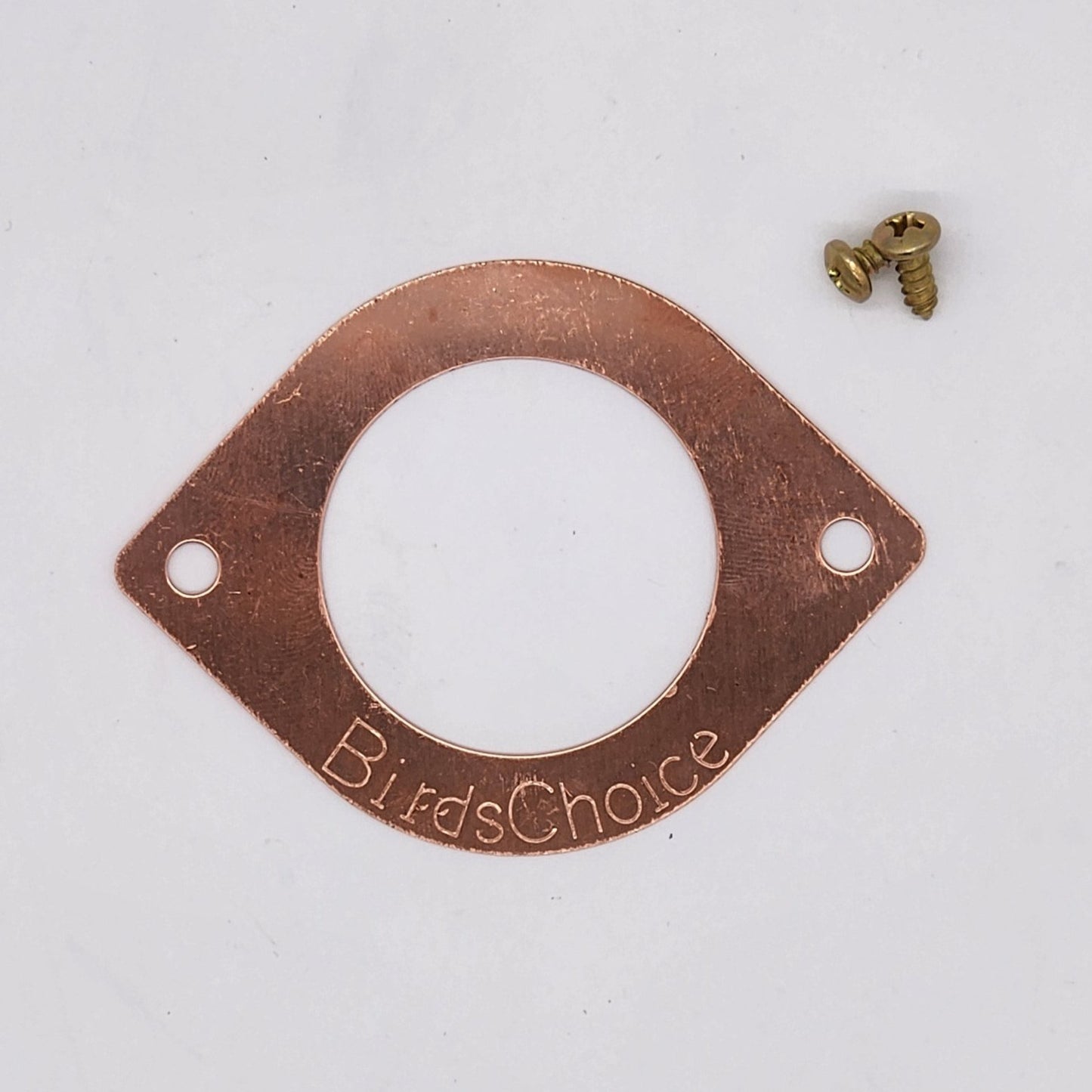 Copper eye shaped portal guard with two screws