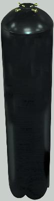 long black raccoon pole baffle with collar