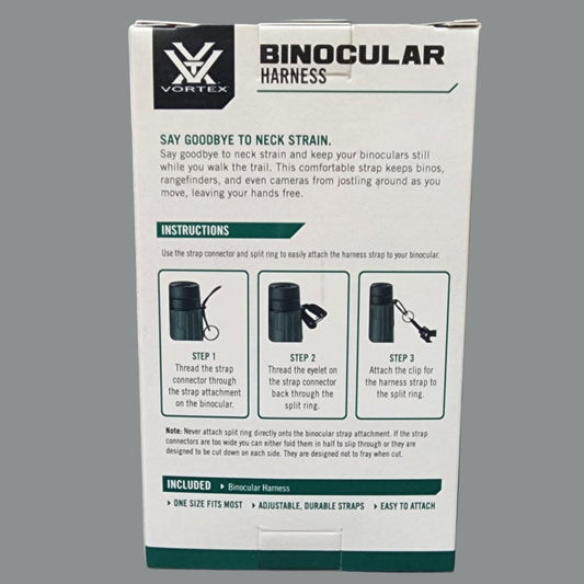 White box with Vortex Binocular Harness