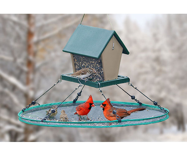 24" Seed Hoop on a Feeder