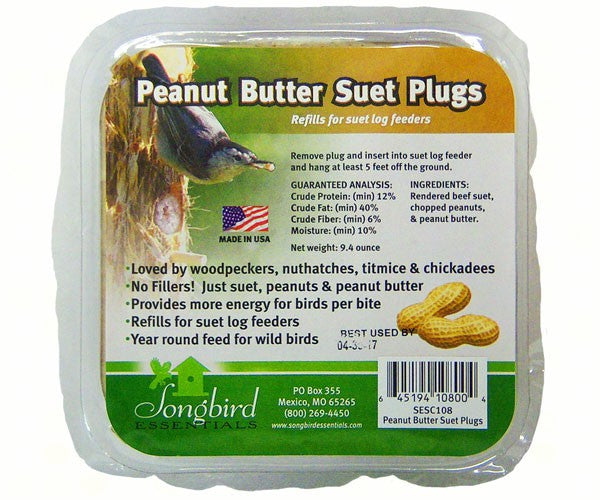 Package of Peanut Butter Suet Plugs