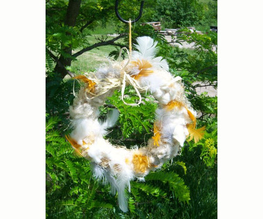 Nesting Material Wreath