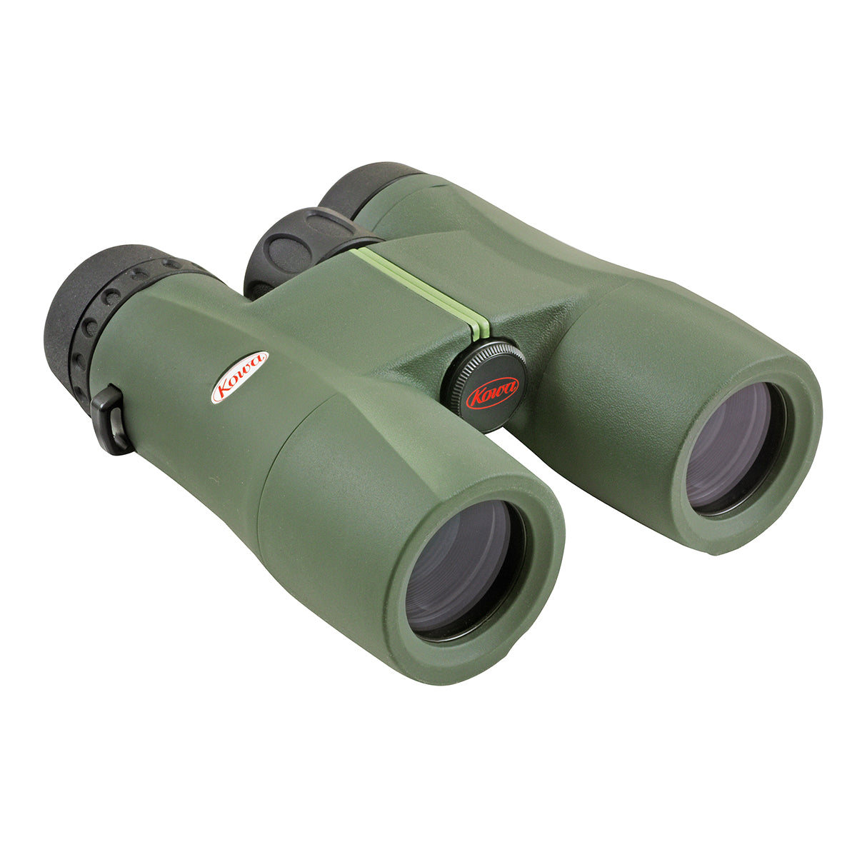 Green and black binoculars