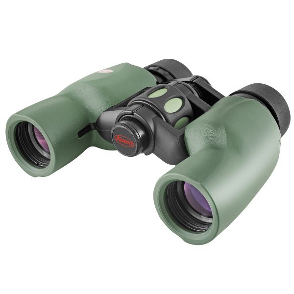 Green and black binoculars