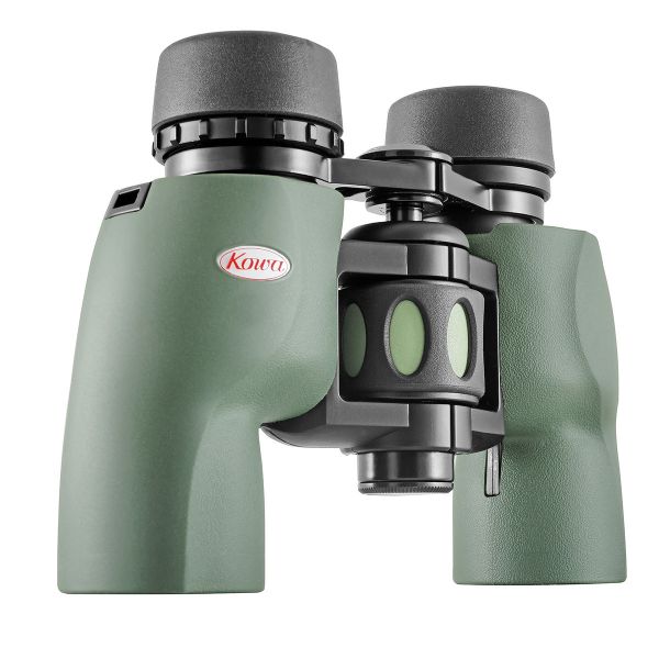 Green and black binoculars