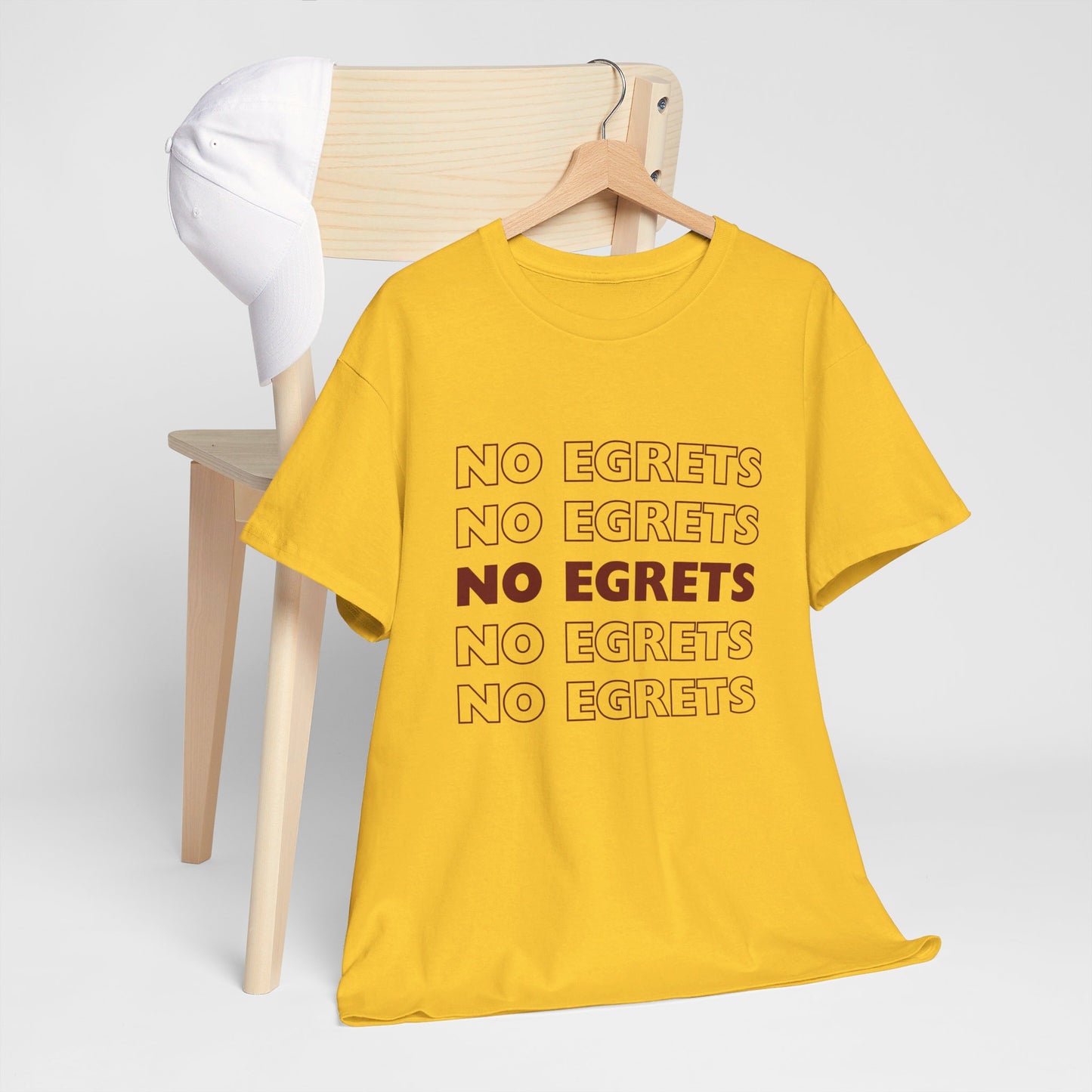 Unisex Heavy Cotton Tee - No Egrets