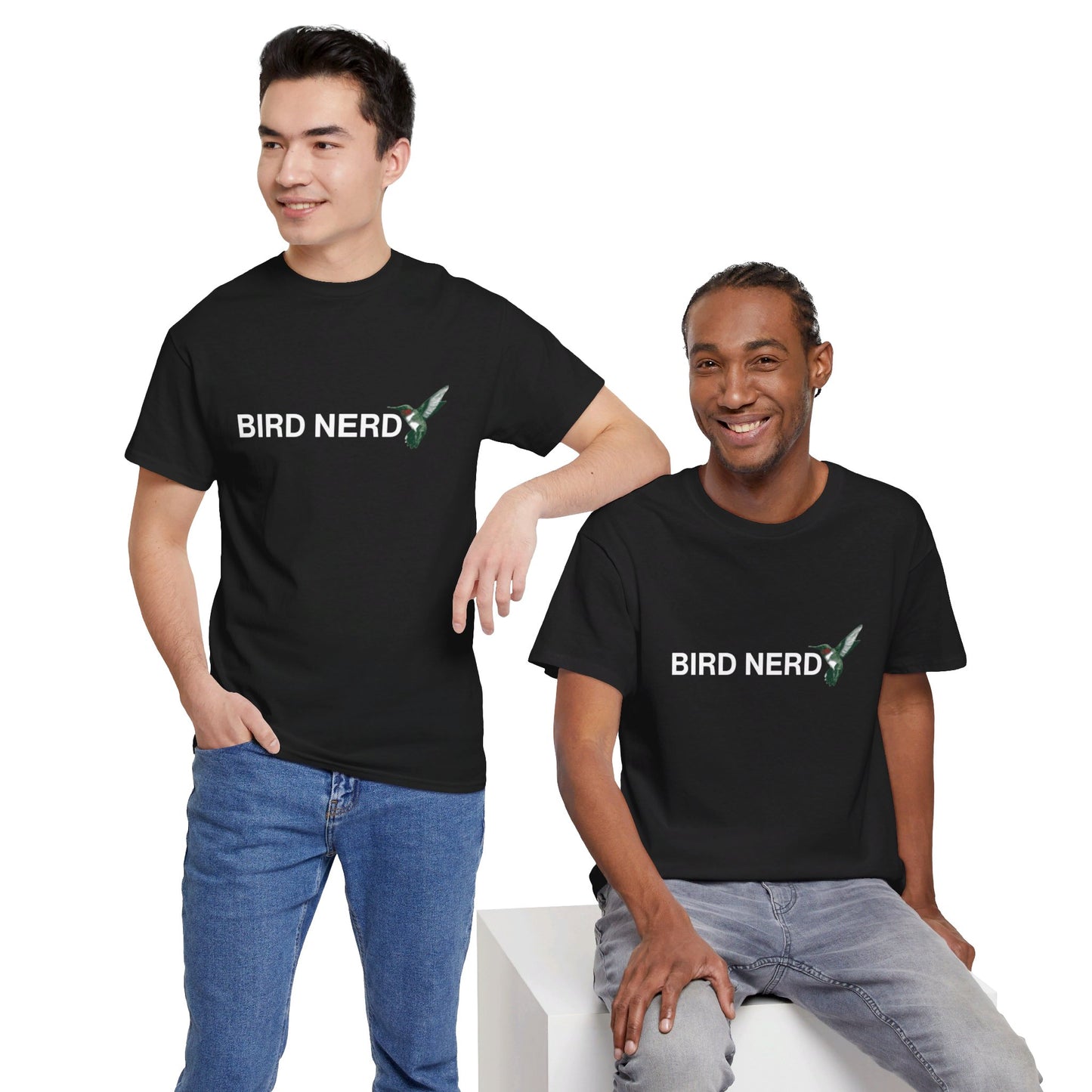 Unisex Heavy Cotton Tee - Bird Nerd