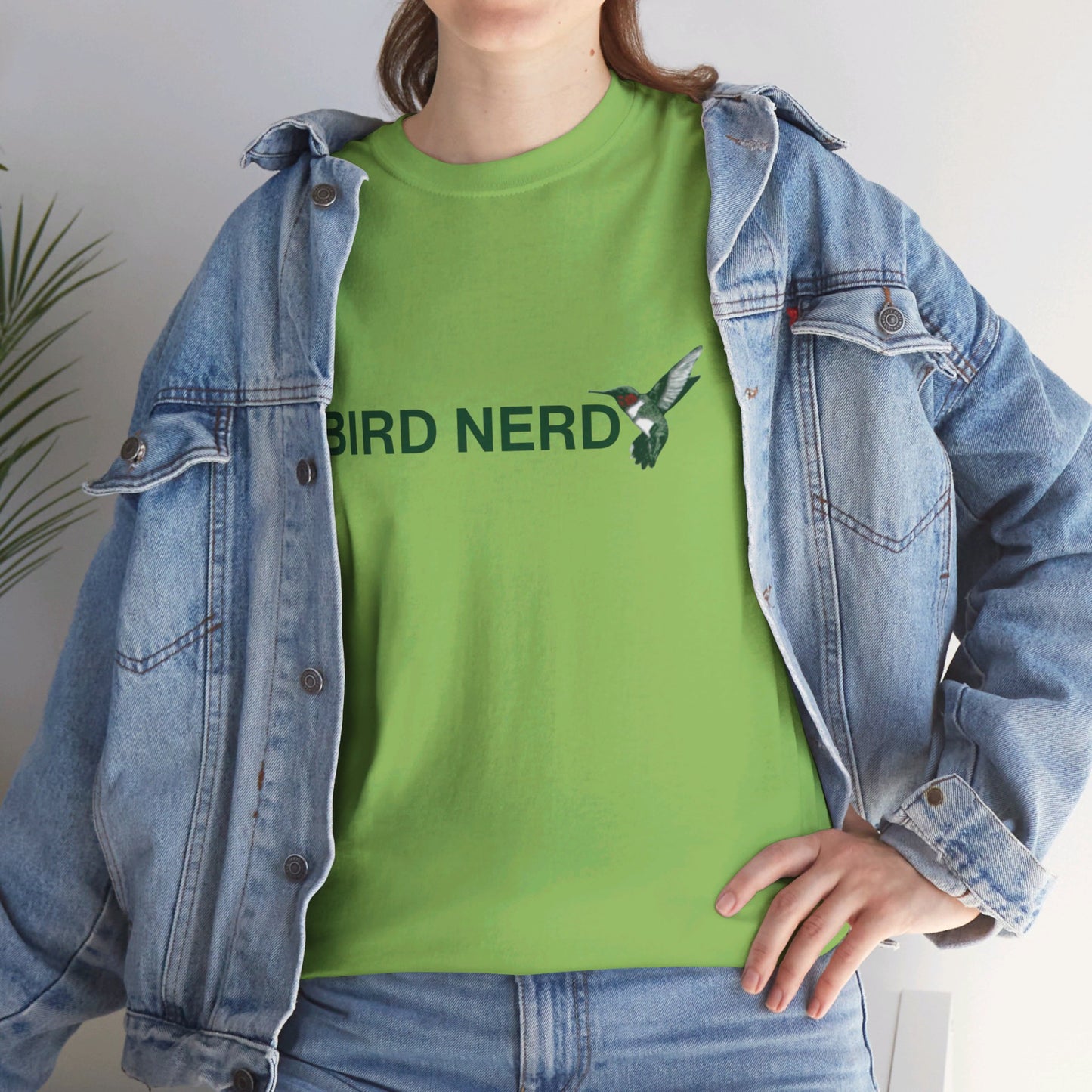 Unisex Heavy Cotton Tee - Bird Nerd