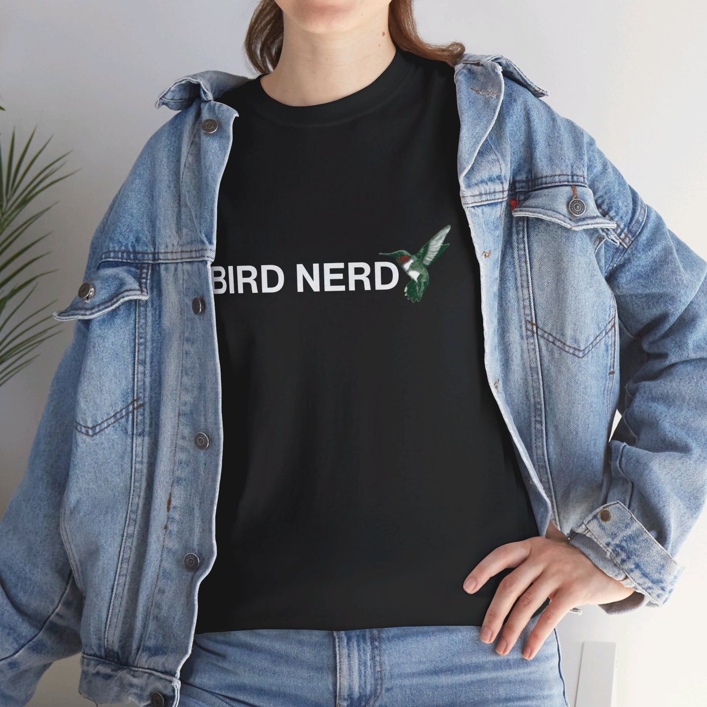 Unisex Heavy Cotton Tee - Bird Nerd