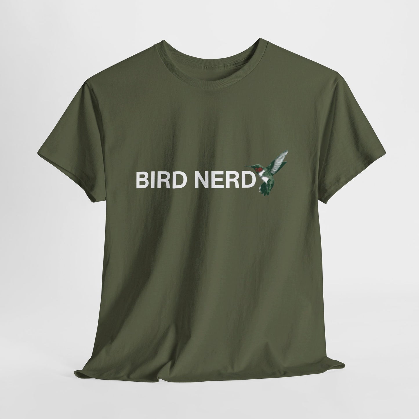 Unisex Heavy Cotton Tee - Bird Nerd