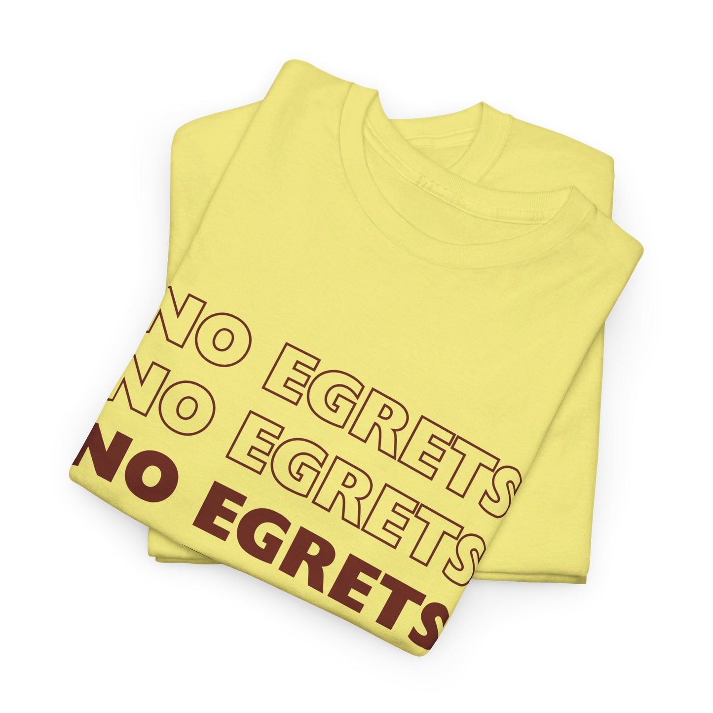 Unisex Heavy Cotton Tee - No Egrets