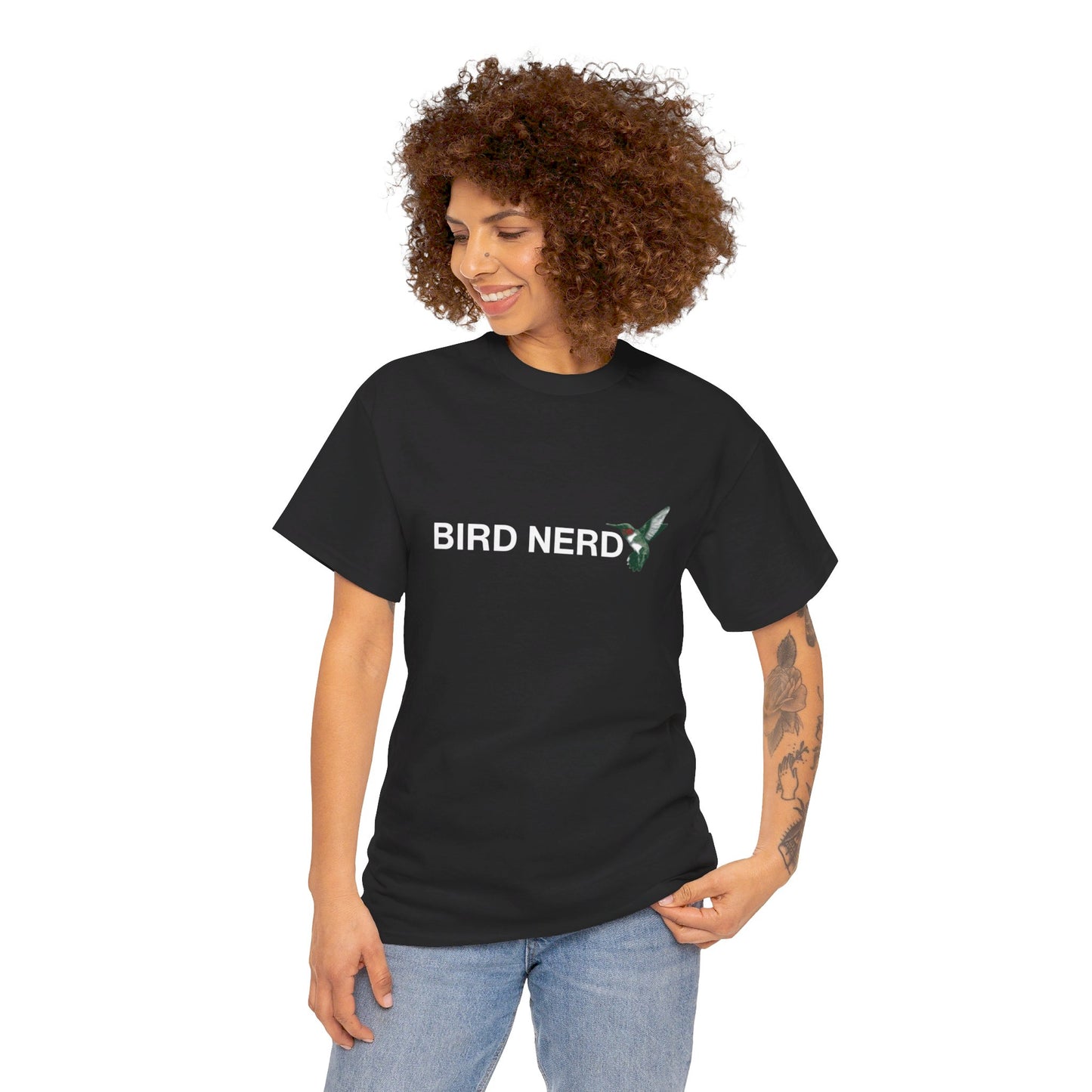 Unisex Heavy Cotton Tee - Bird Nerd