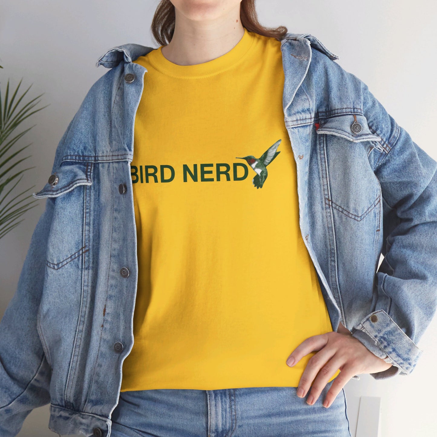 Unisex Heavy Cotton Tee - Bird Nerd