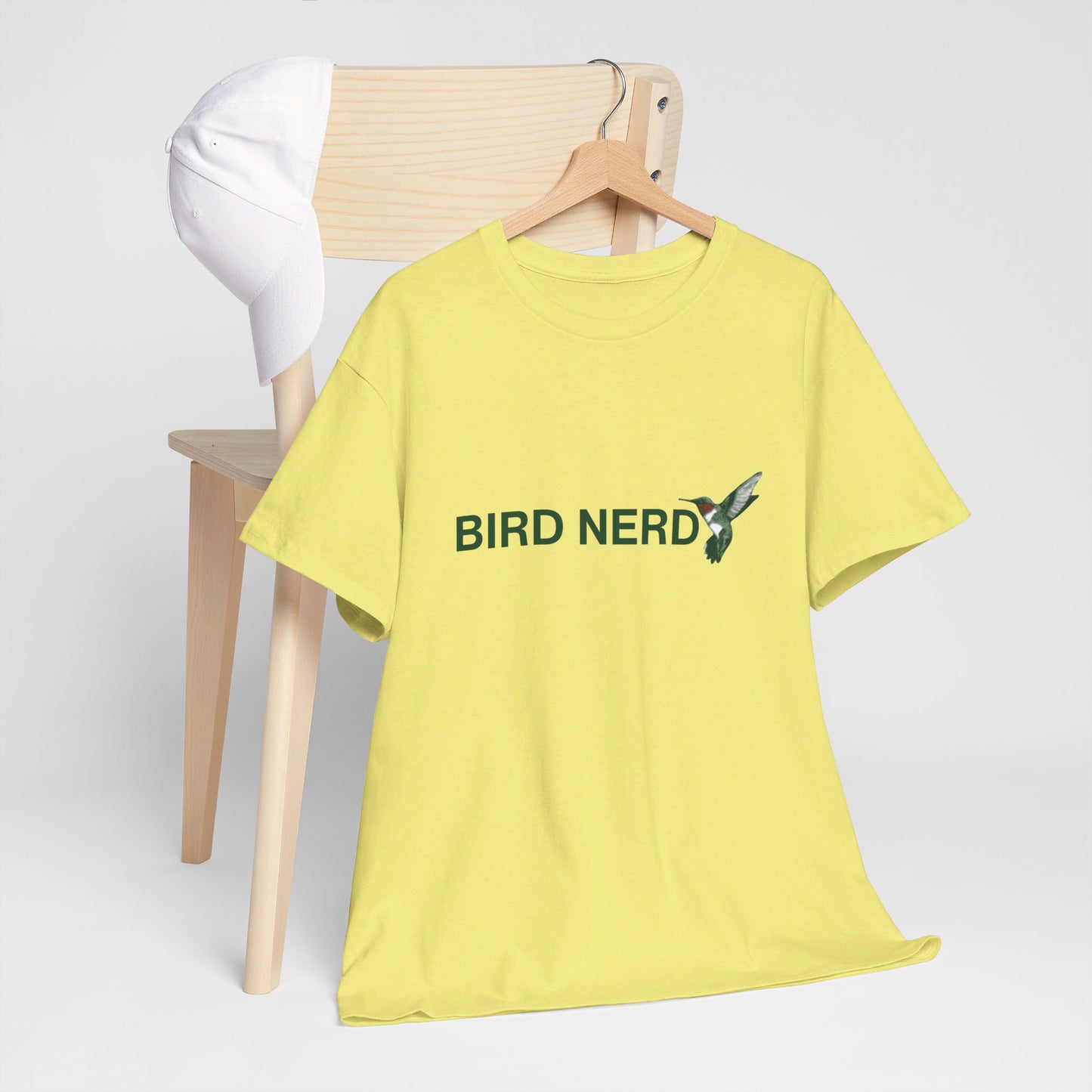 Unisex Heavy Cotton Tee - Bird Nerd