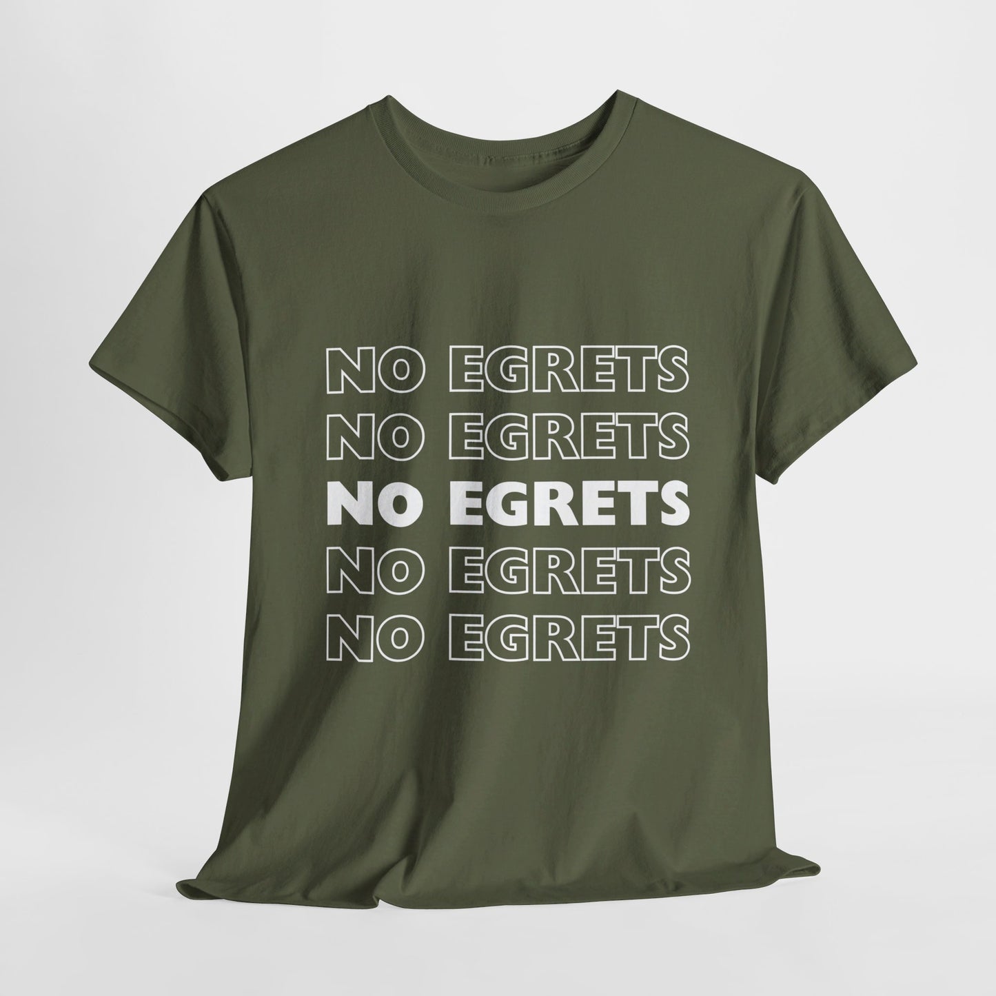 Unisex Heavy Cotton Tee - No Egrets