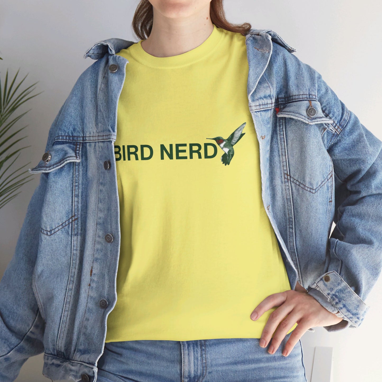 Unisex Heavy Cotton Tee - Bird Nerd