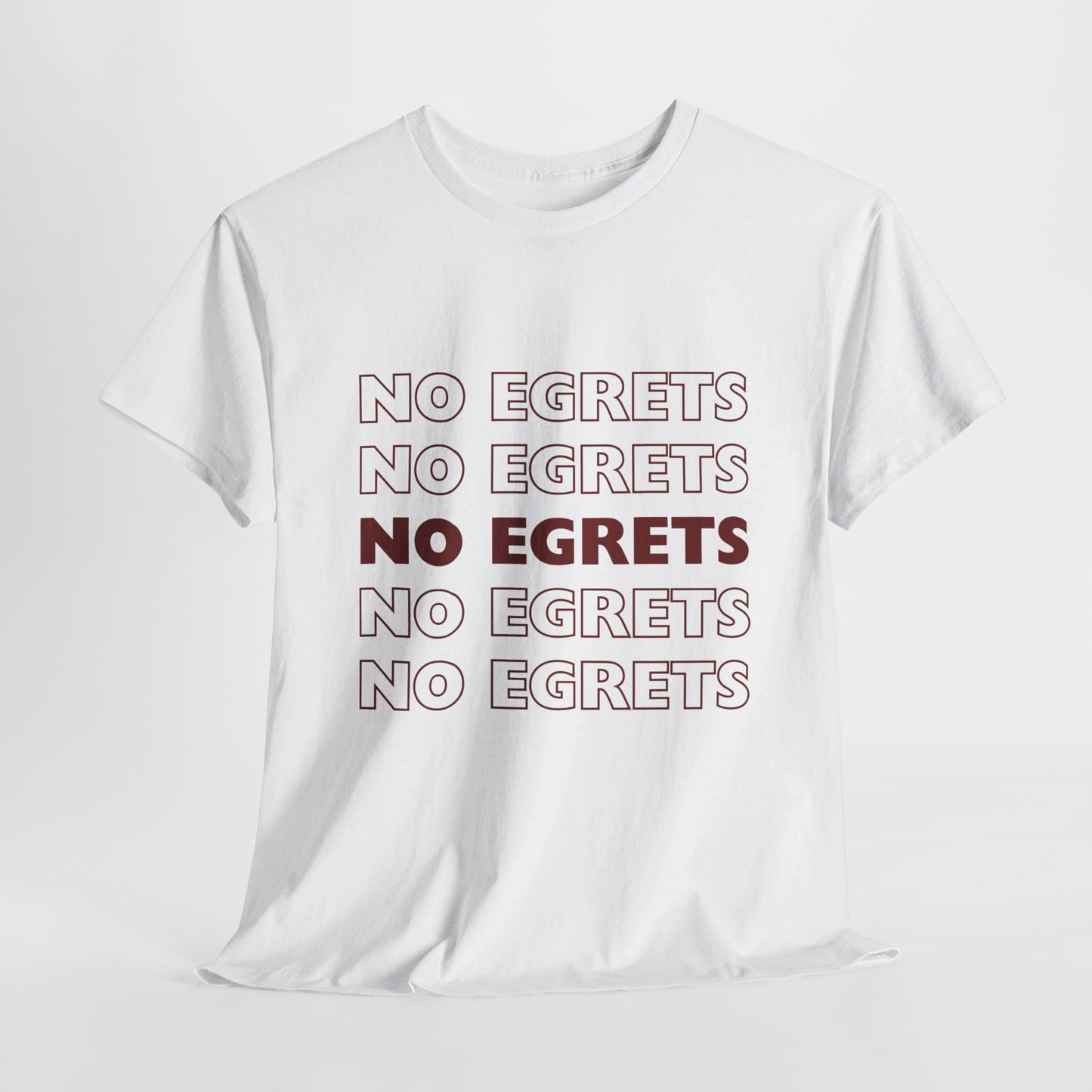 Unisex Heavy Cotton Tee - No Egrets