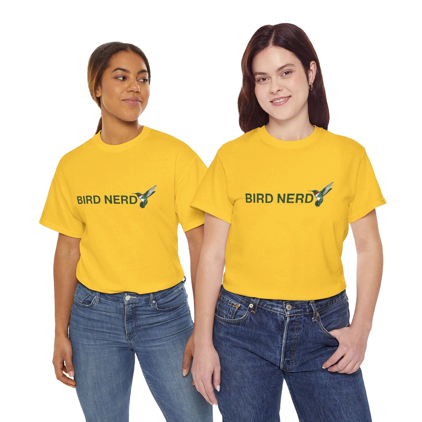 Unisex Heavy Cotton Tee - Bird Nerd