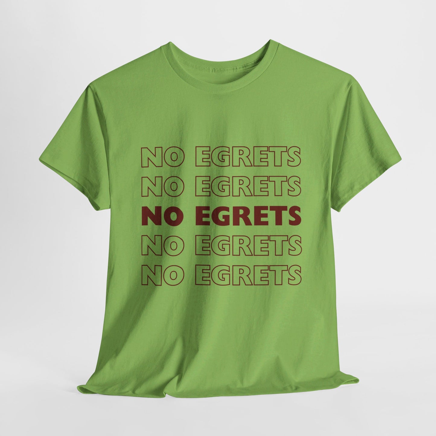 Unisex Heavy Cotton Tee - No Egrets