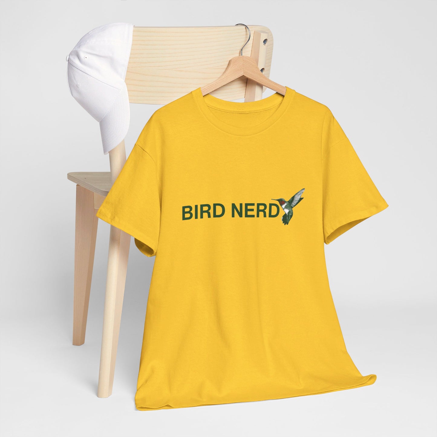 Unisex Heavy Cotton Tee - Bird Nerd