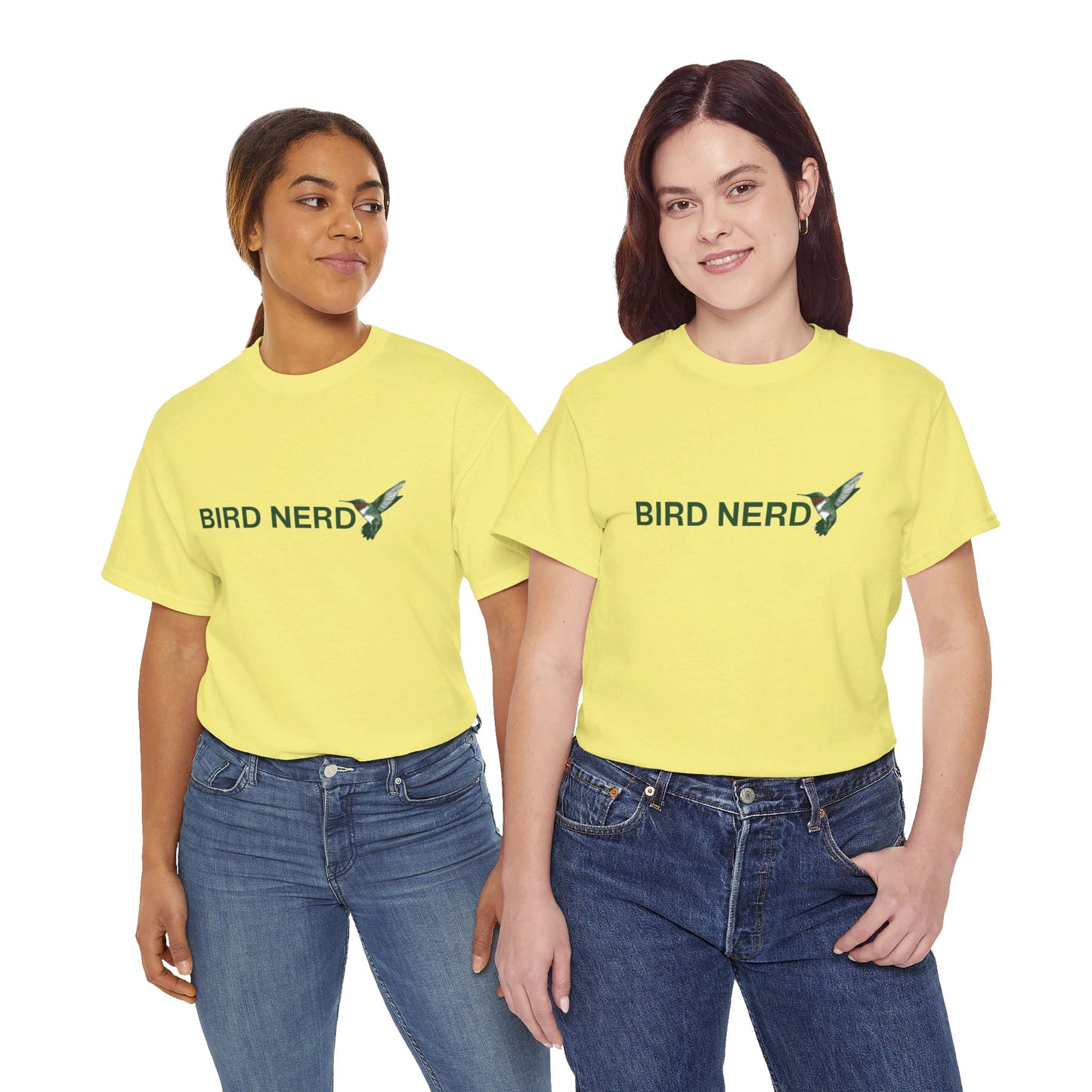 Unisex Heavy Cotton Tee - Bird Nerd