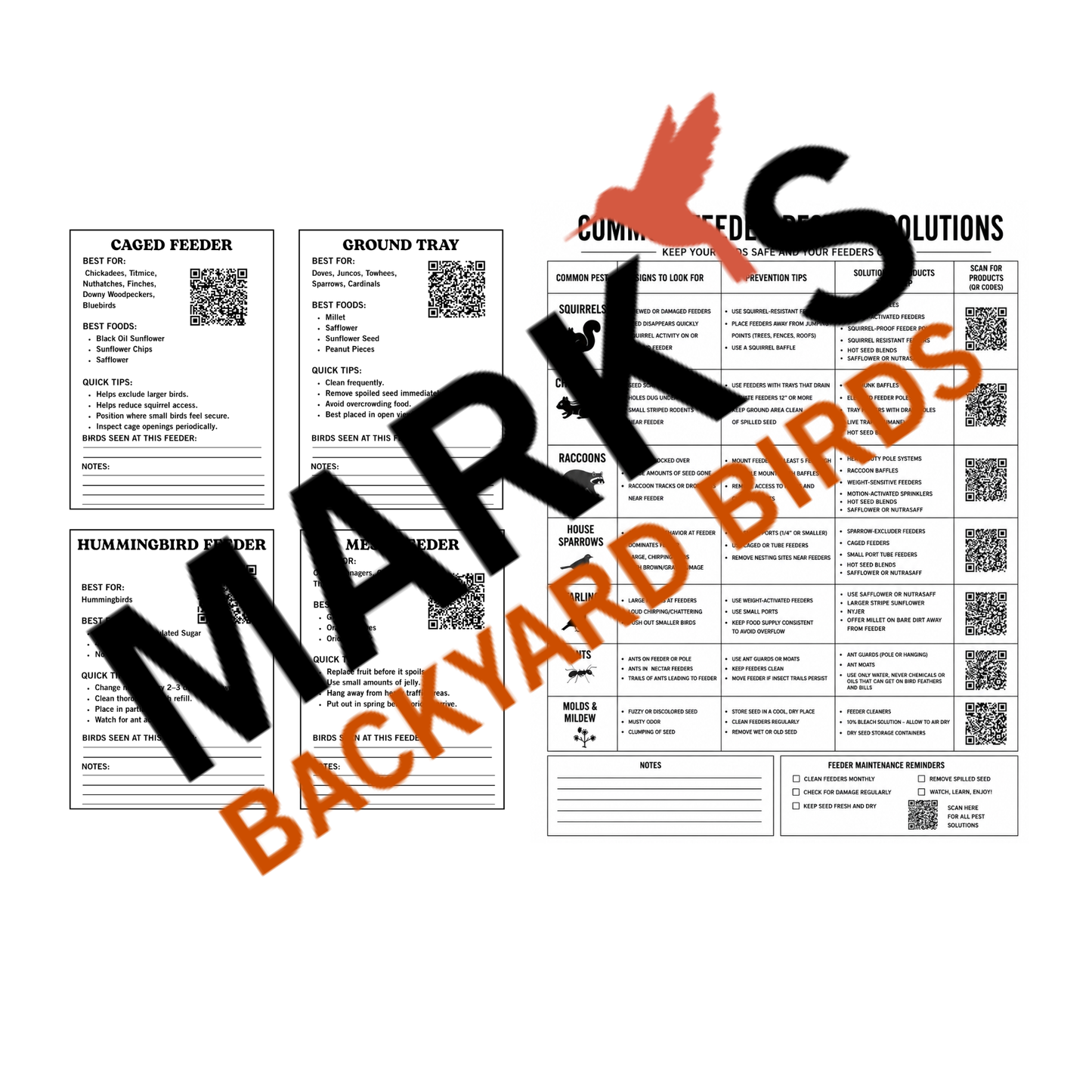 Backyard Bird Journal | Observe & Track Backyard Birds
