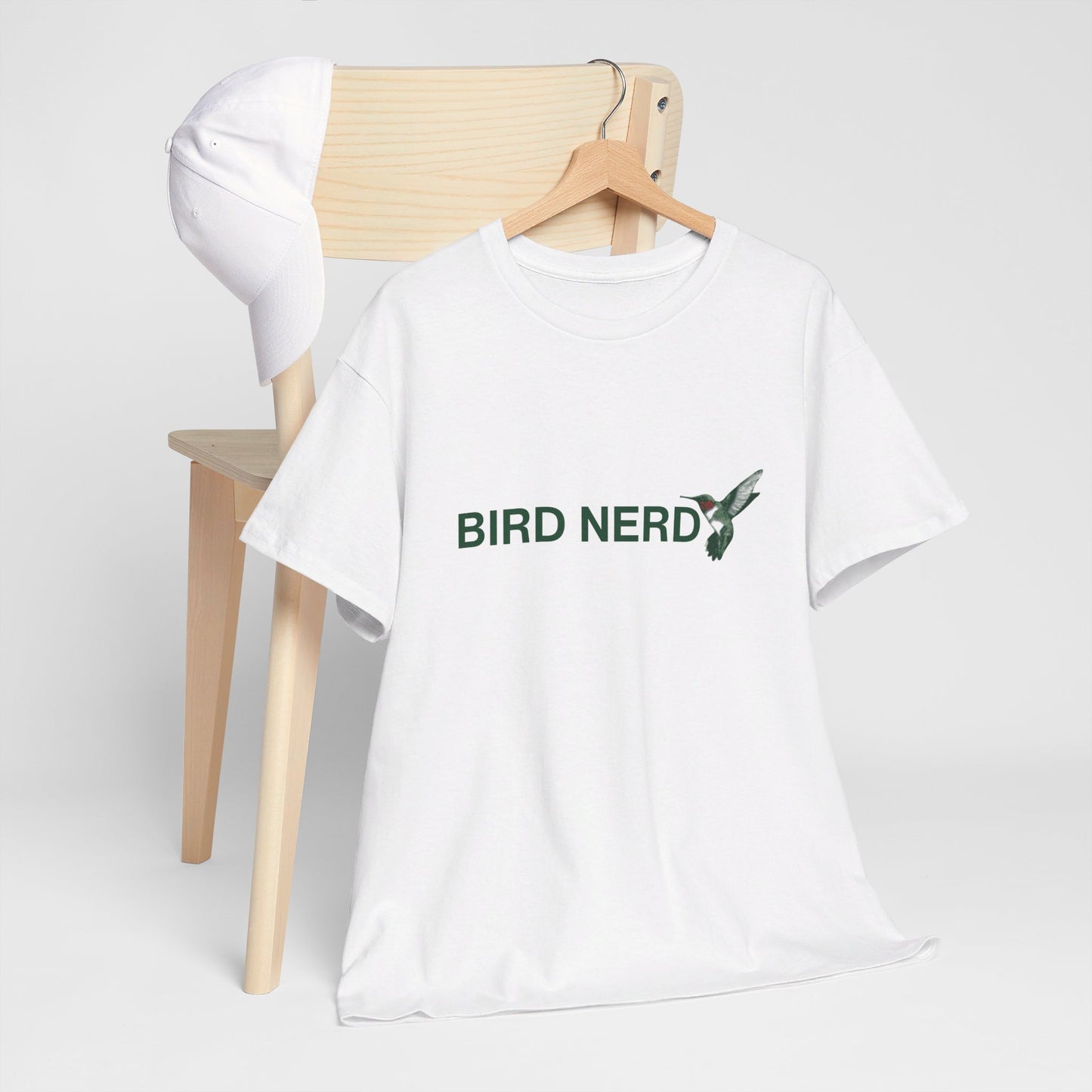 Unisex Heavy Cotton Tee - Bird Nerd