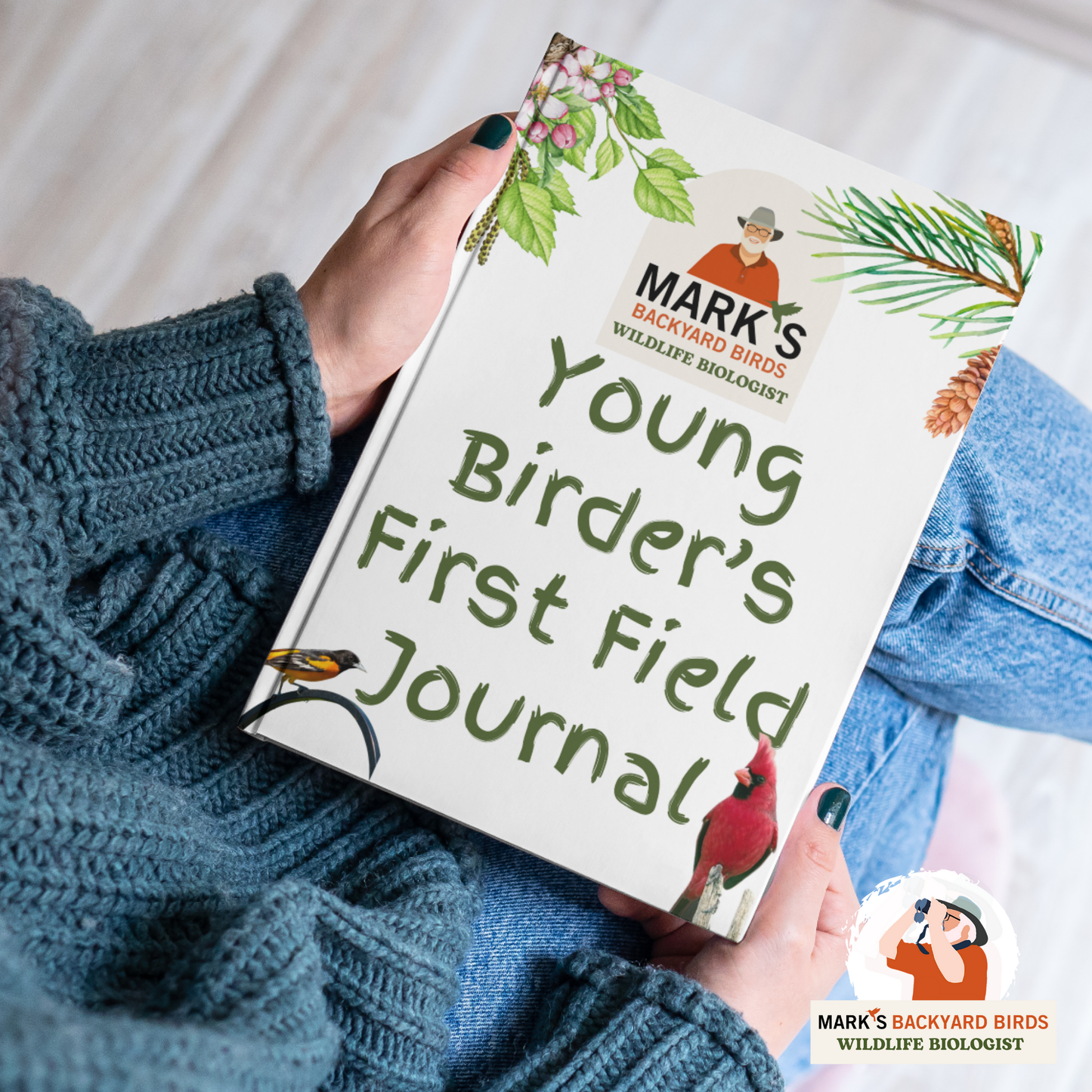Young Birder's First Field Journal (Grades 2–6) – Printable Birdwatching Activity Book with Tips, Puzzles, Science & Drawing Fun