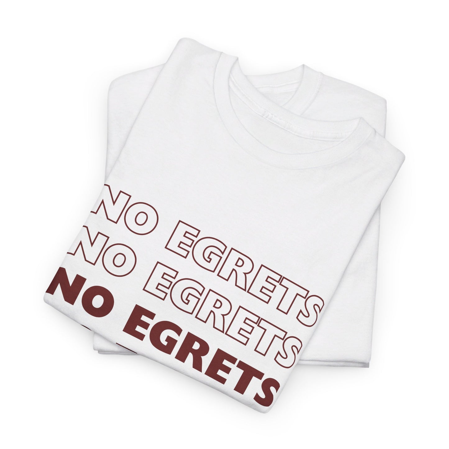 Unisex Heavy Cotton Tee - No Egrets