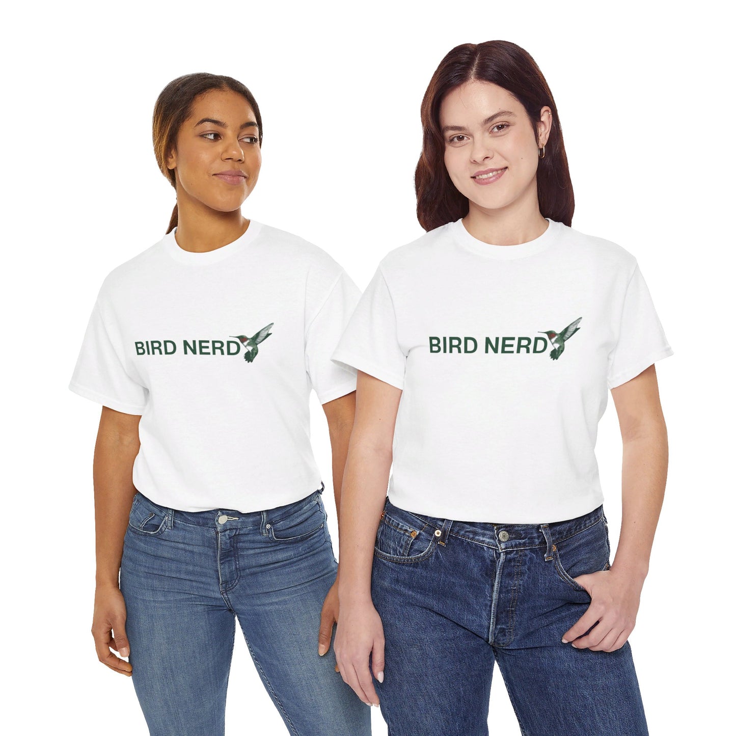 Unisex Heavy Cotton Tee - Bird Nerd