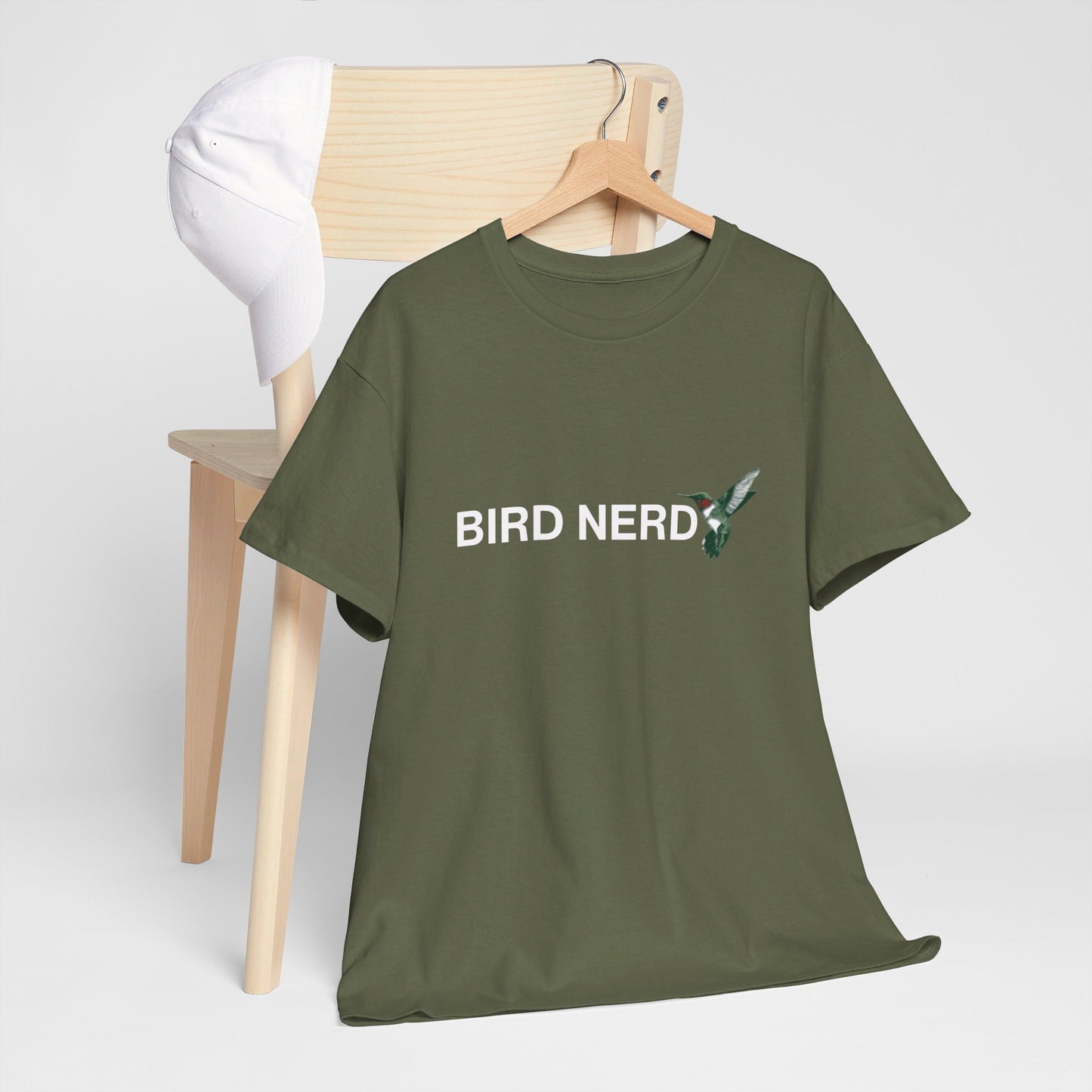 Unisex Heavy Cotton Tee - Bird Nerd