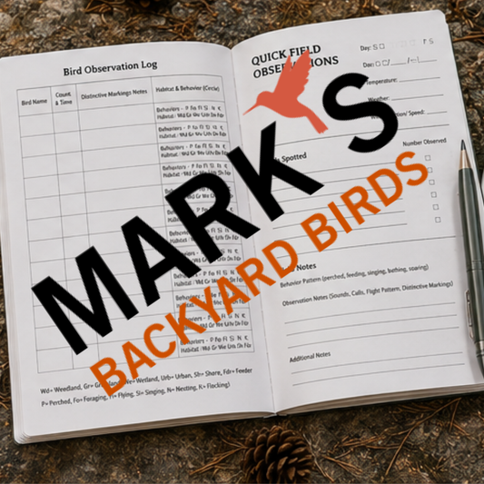Bird Watching Field Journal | Mark's Backyard Birds