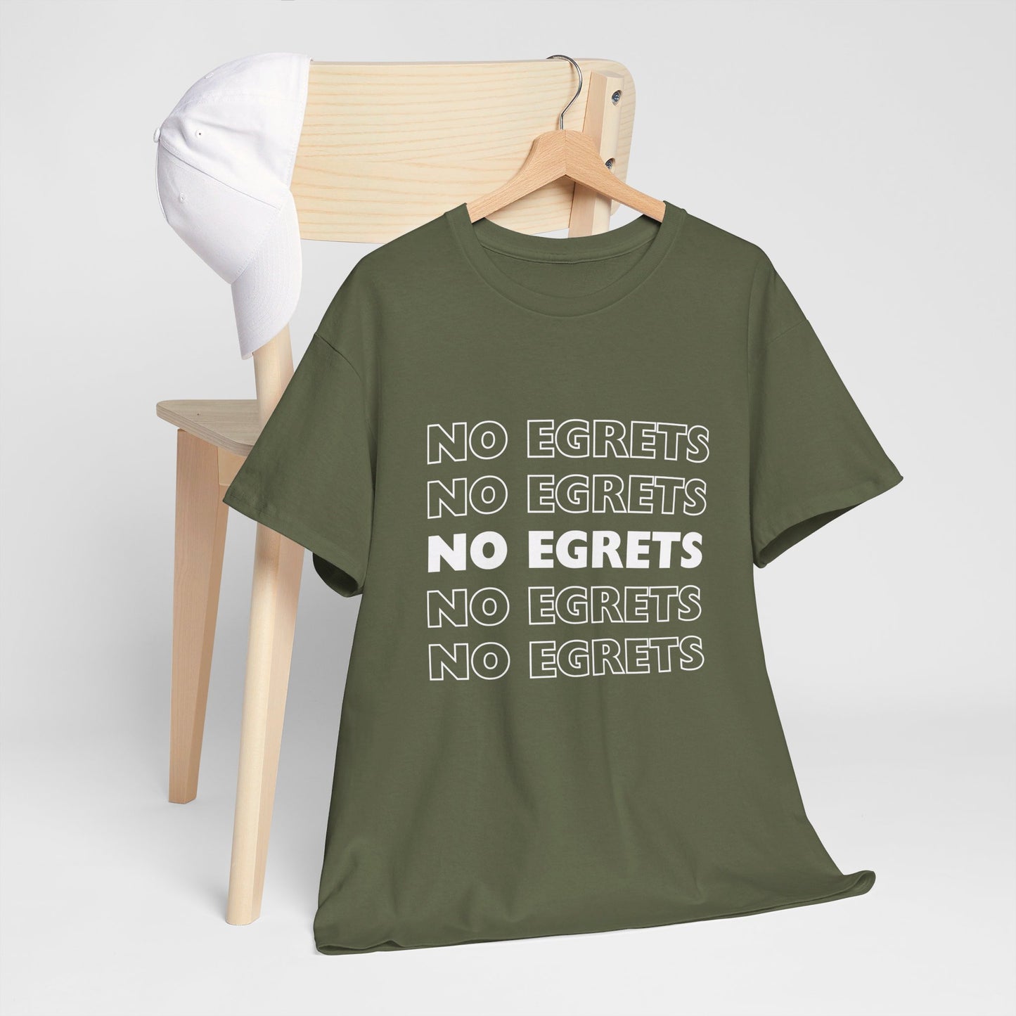 Unisex Heavy Cotton Tee - No Egrets