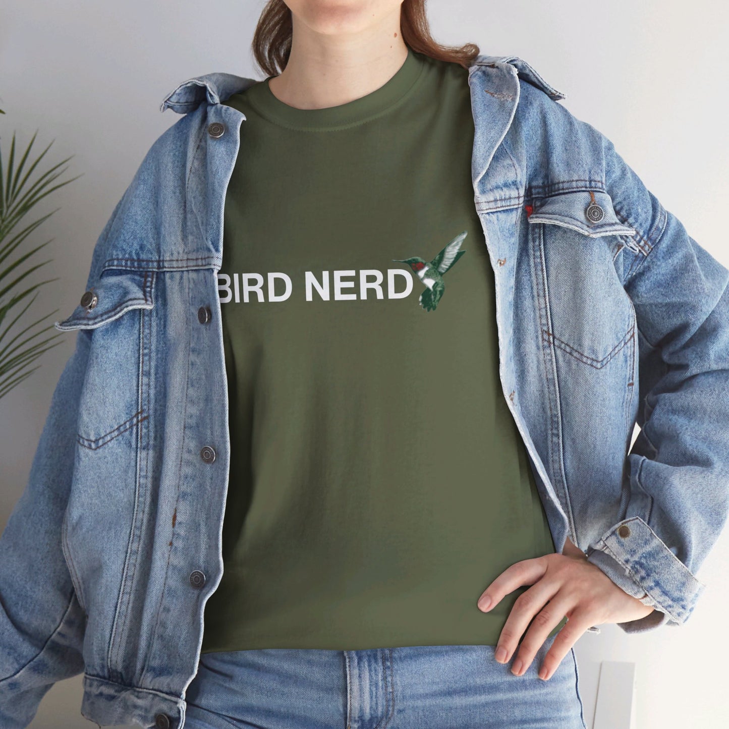 Unisex Heavy Cotton Tee - Bird Nerd