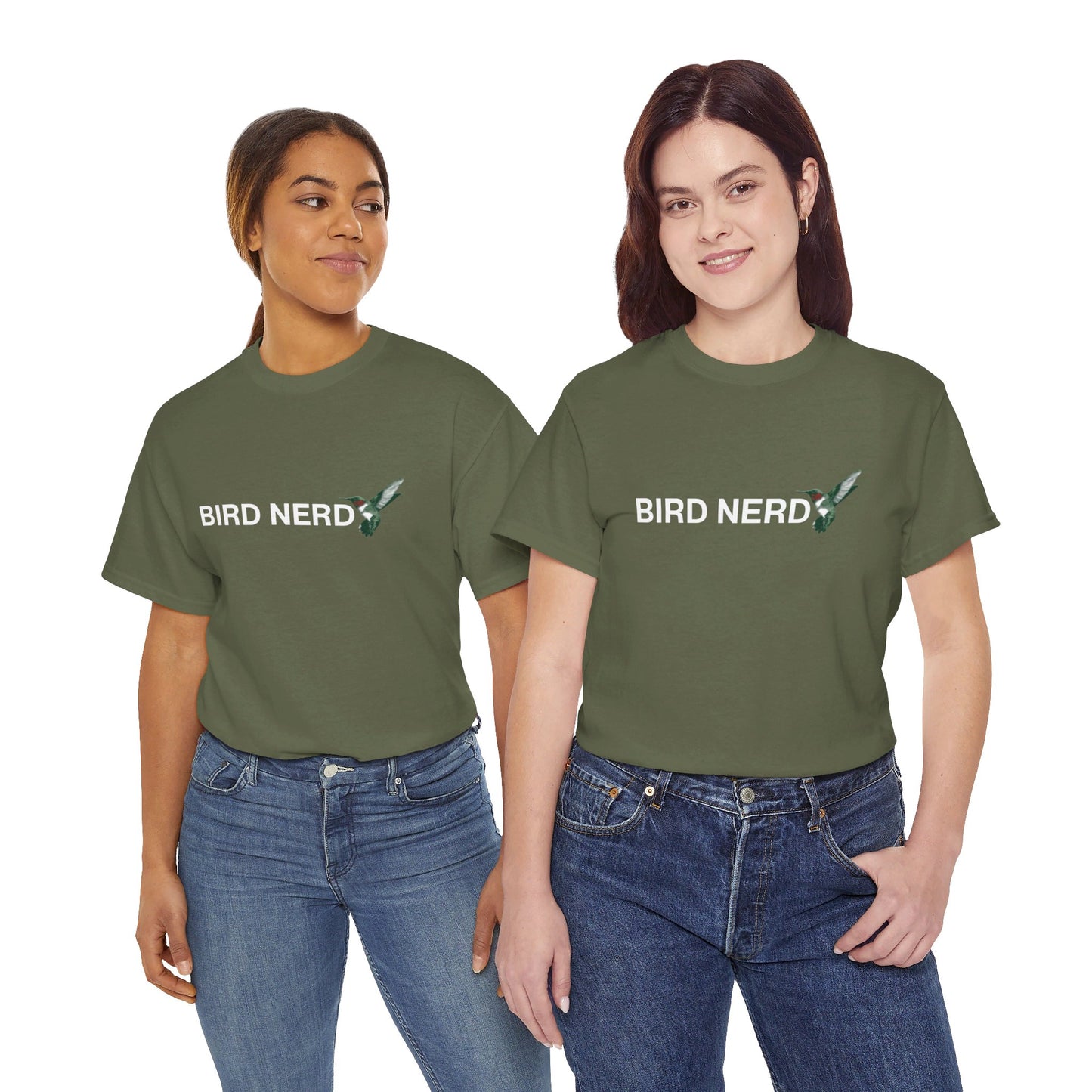 Unisex Heavy Cotton Tee - Bird Nerd