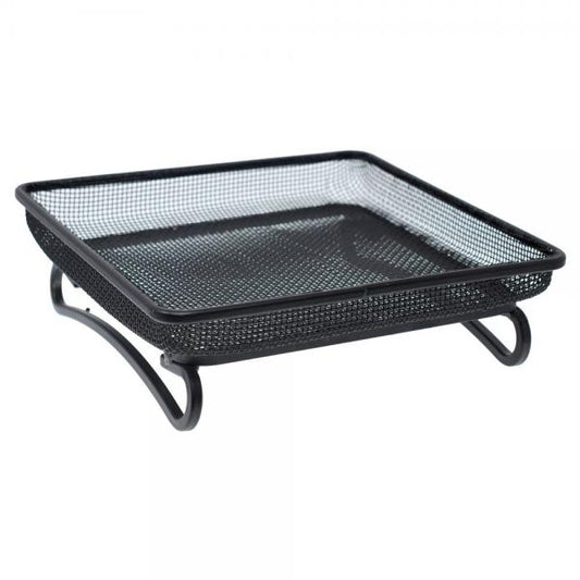 black square wire tray with legs