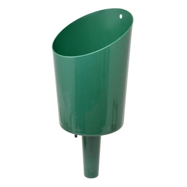 Green seed scoop and handle