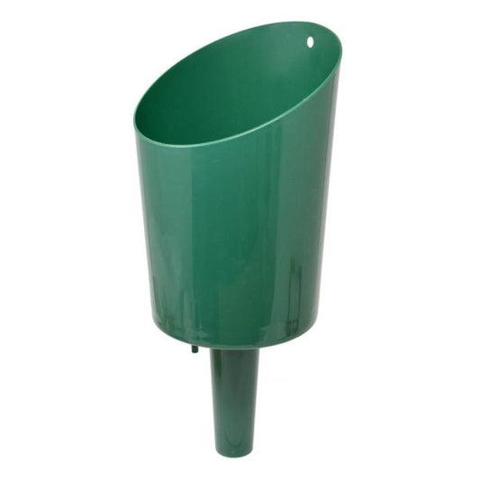 Green seed scoop and handle