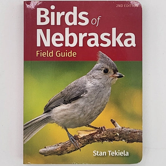 Birds of Nebraska book cover with a bird