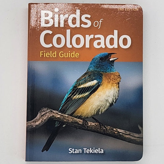 Birds of Colorado book cover with bird