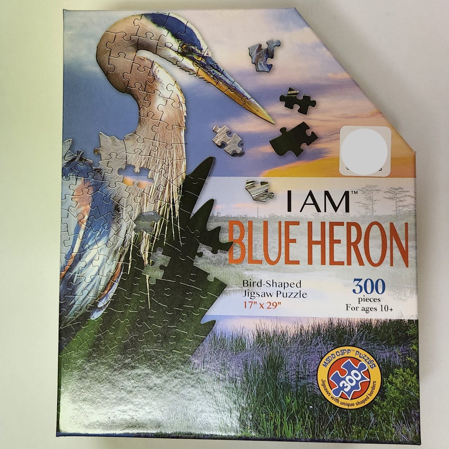 Box with Blue Heron